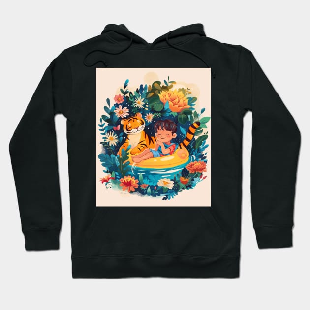 Calvin and Hobbes Wishful Worlds Hoodie by Thunder Lighthouse